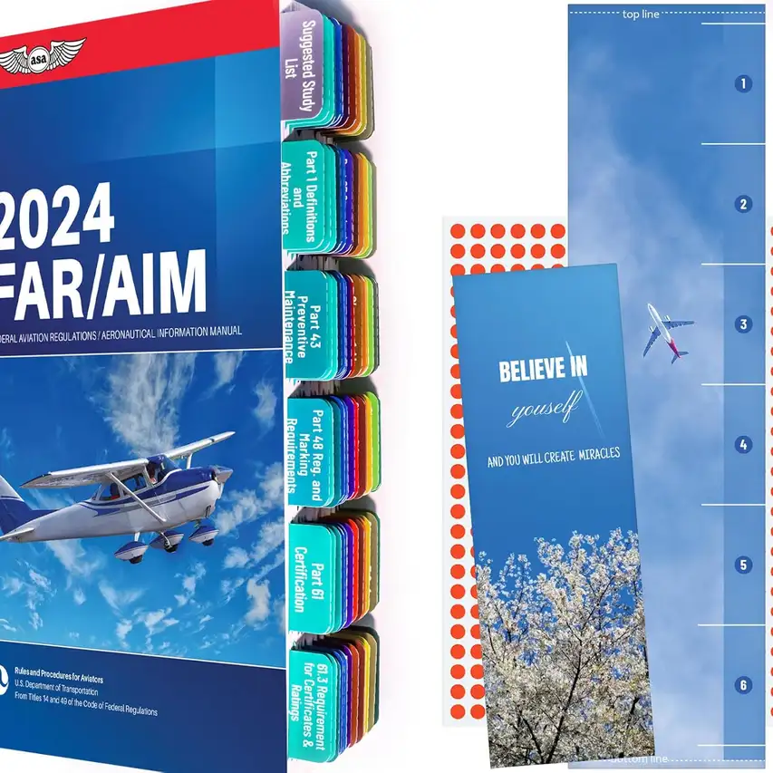 FAR/AIM 2024 Tabs for Private Pilot License